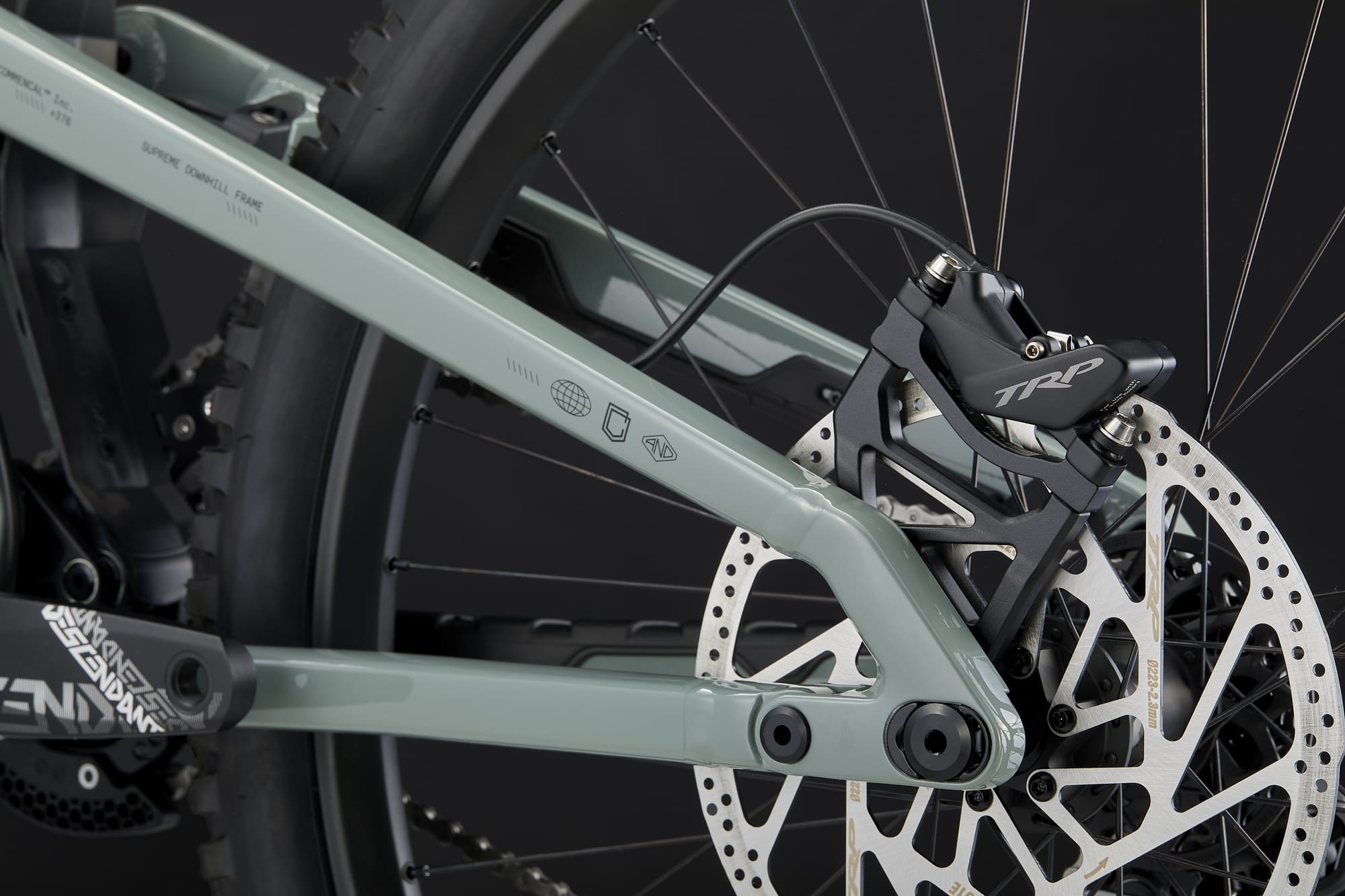 Commencal Supreme DH V5 Ride - Pyrite Grey 2026 - Downhill Bike