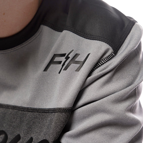 Load image into Gallery viewer, Fasthouse Acadia Short Sleeve Jersey - Heather Gray - Men&#39;s
