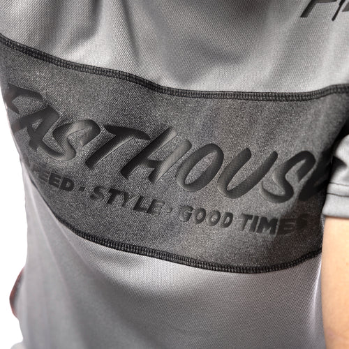 Load image into Gallery viewer, Fasthouse Acadia Short Sleeve Jersey - Heather Gray - Men&#39;s
