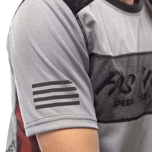 Fasthouse Acadia Short Sleeve Jersey - Heather Gray - Men's