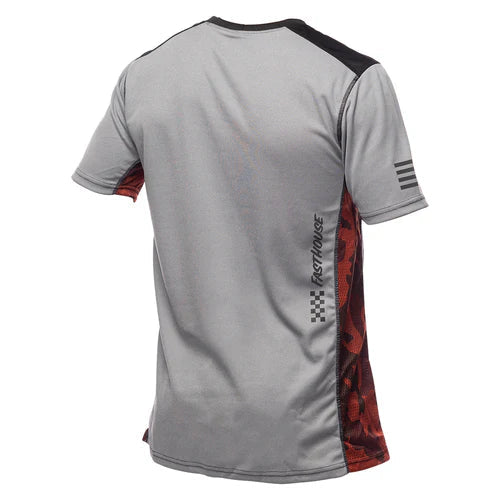 Fasthouse Acadia Short Sleeve Jersey - Heather Gray - Men's