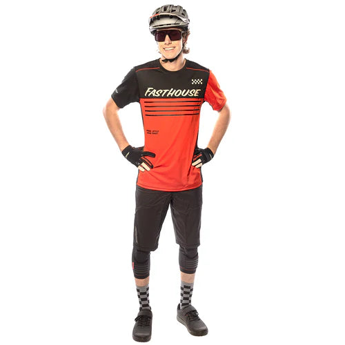 Fasthouse Classic Mercury S/S Jersey - Black/Red - Unisex