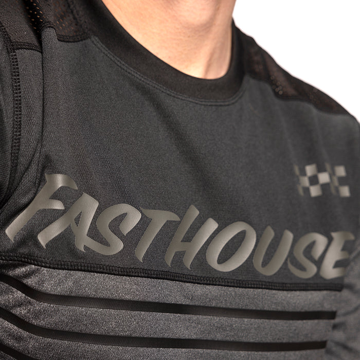 Load image into Gallery viewer, Fasthouse Classic Mercury Short Sleeve Jersey - Heather/Charcoal Heather - Men&#39;s
