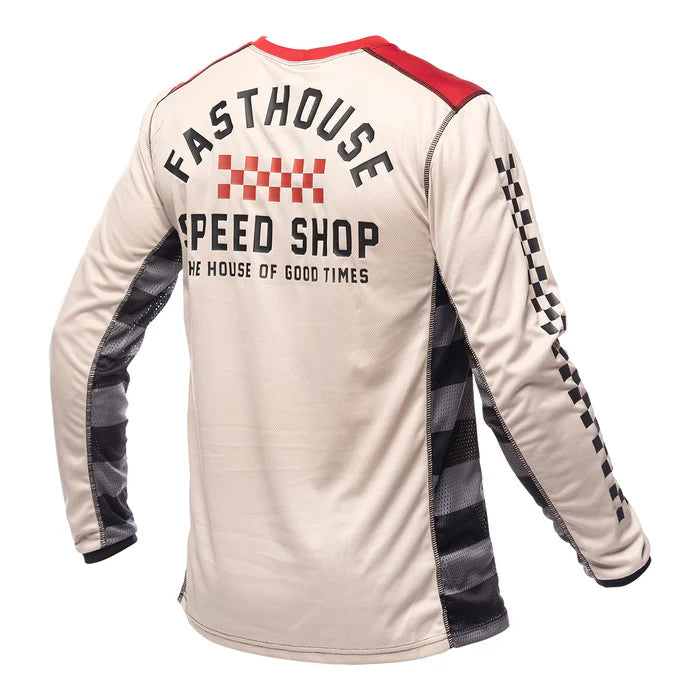 Load image into Gallery viewer, Fasthouse Outland Long Sleeve Jersey - Cream - Men&#39;s
