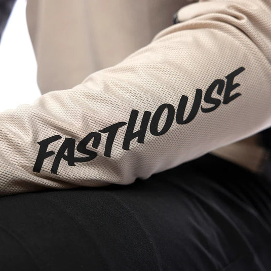 Fasthouse Outland Long Sleeve Jersey - Cream - Men's