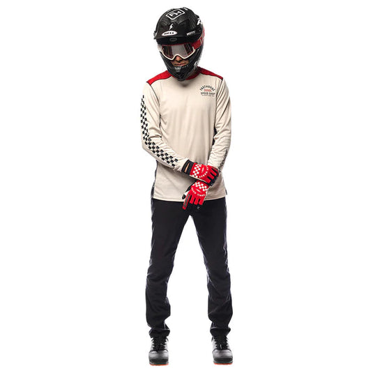Fasthouse Outland Long Sleeve Jersey - Cream - Men's