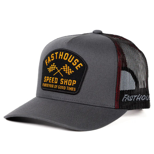 Fasthouse Crossroad Oversized Hat - Dark Grey