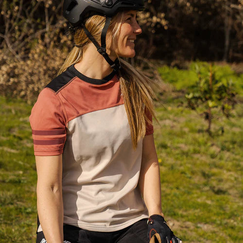 Fasthouse Sidewinder S/S Jersey - Mauve/Cream - Women's