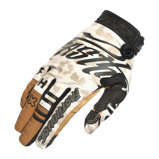 Fasthouse Elrod Stay Golden Glove - Chalk/Camel - Unisex