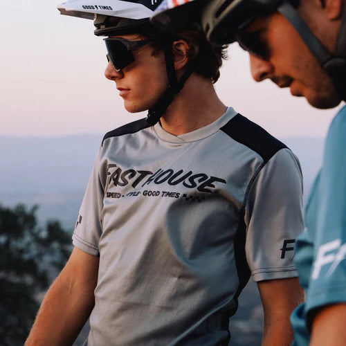Fasthouse Alloy Slade S/S Jersey - Grey/Black - Men's