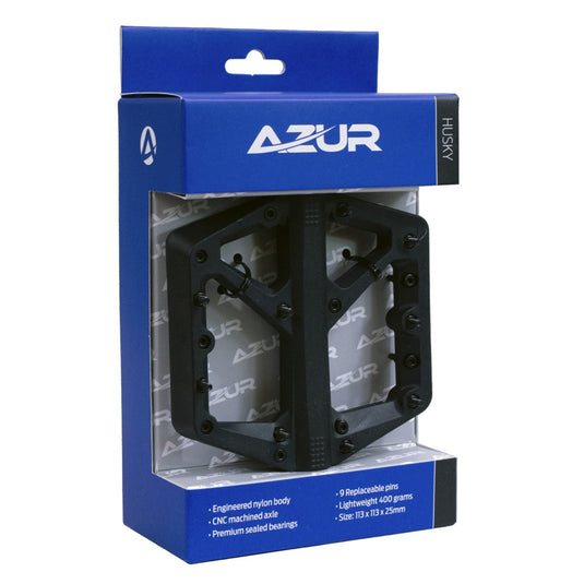 Azur Husky Pedals - Black