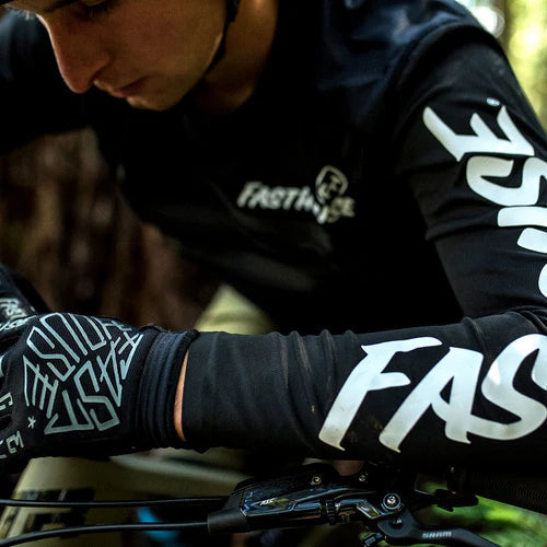 Load image into Gallery viewer, Fasthouse Alloy Stripe Long Sleeve Jersey - Black - Men&#39;s
