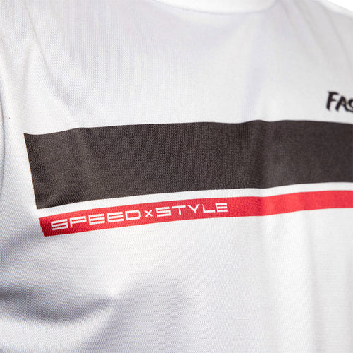 Fasthouse Impakt Cosmos Long Sleeve Jersey - Light Gray