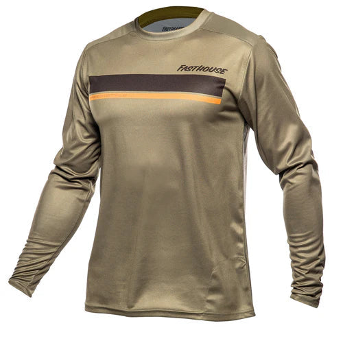 Load image into Gallery viewer, Fasthouse Impakt Cosmos Long Sleeve Jersey - Olive - Men's

