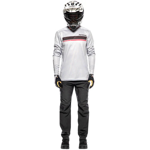 Fasthouse Impakt Cosmos Long Sleeve Jersey - Light Gray