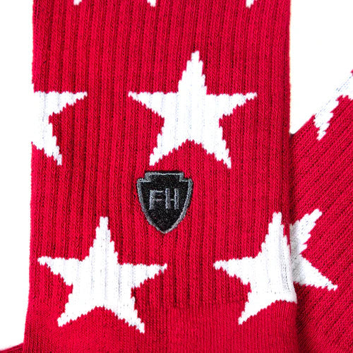 Fasthouse Liberty Sock - Red