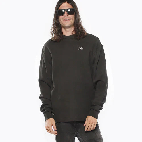 Load image into Gallery viewer, Fasthouse Luther Long Sleeve Thermal - Black - Men's
