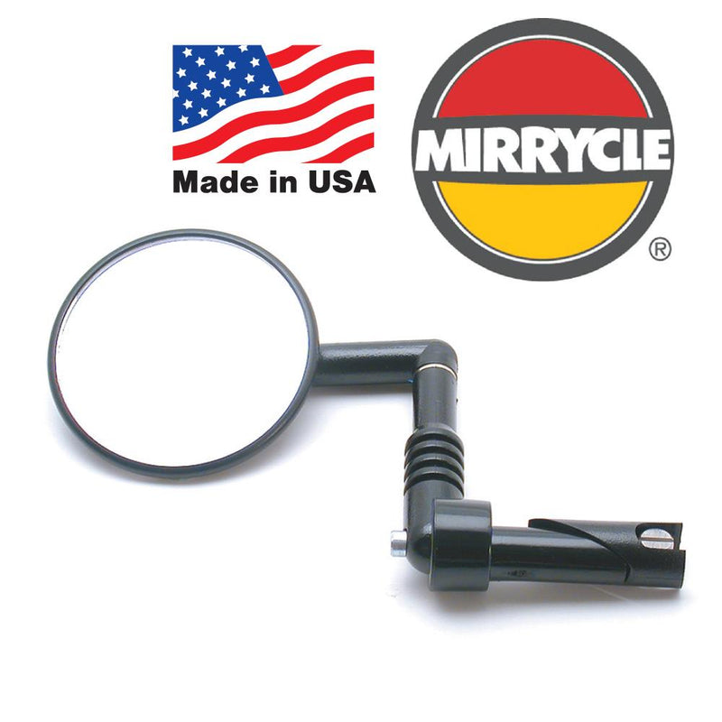 Load image into Gallery viewer, Mirrycle Handlebar End Mirrors - 75mm Round Convex
