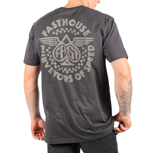 Load image into Gallery viewer, Fasthouse Maverick Tee - Graphite Black - Men's
