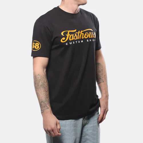 Load image into Gallery viewer, Fasthouse Morris Tee - Black - Men's
