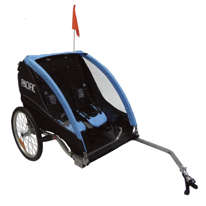 Pacific Deluxe 2 In 1 Trailer/Stroller for 2 Children