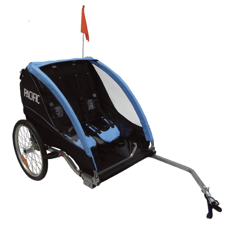 Load image into Gallery viewer, Pacific Deluxe 2 In 1 Trailer/Stroller for 2 Children
