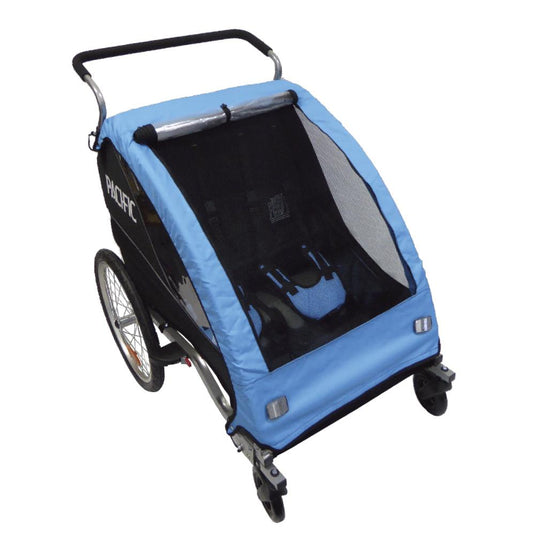 Pacific Deluxe 2 In 1 Trailer/Stroller for 2 Children