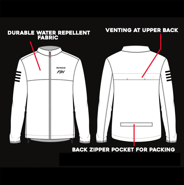 Load image into Gallery viewer, Fasthouse Tracker Packable Windbreaker
