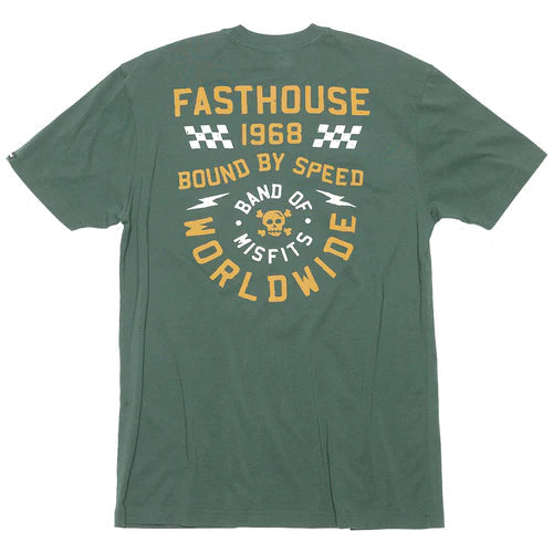 Load image into Gallery viewer, Fasthouse Seaver Tee - Forest Green - Men&#39;s
