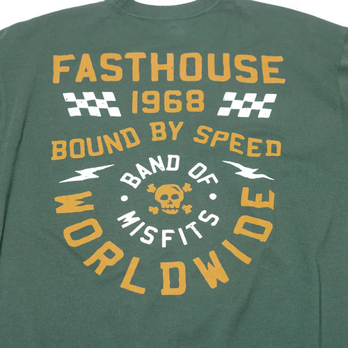 Load image into Gallery viewer, Fasthouse Seaver Tee - Forest Green - Men&#39;s
