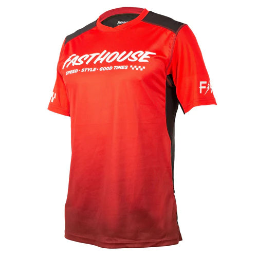 Fasthouse Alloy Slade S/S Jersey - Red/Black - Men's
