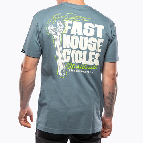 Load image into Gallery viewer, Fasthouse Spanner Tee - Denim
