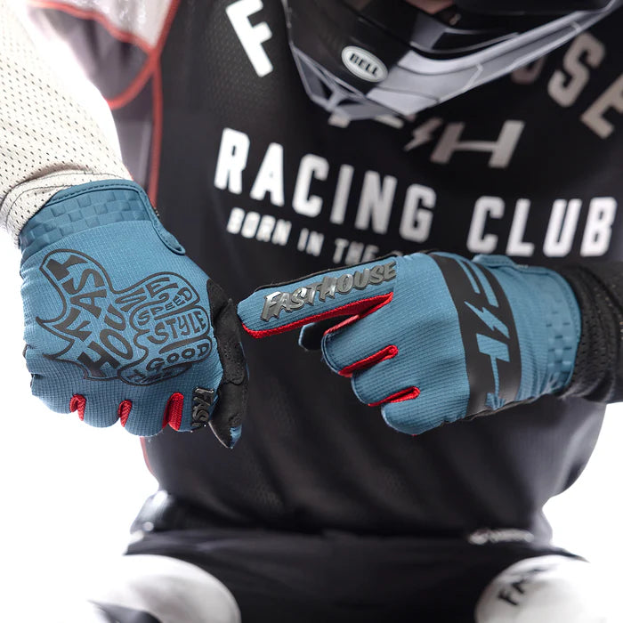 Load image into Gallery viewer, Fasthouse Speed Style Club Glove - Teal

