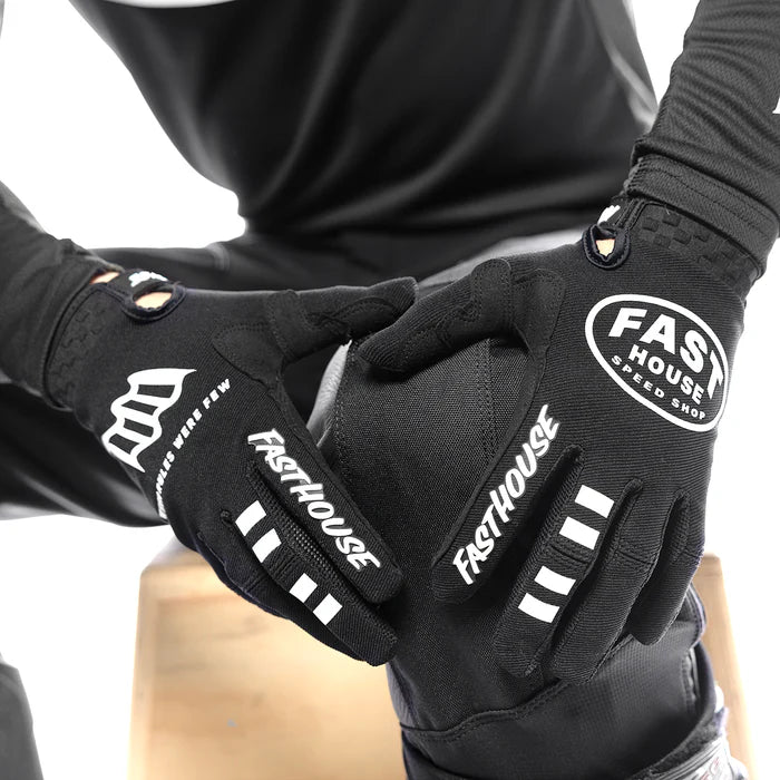 Load image into Gallery viewer, Fasthouse Speed Style Ramble Glove - Black - Unisex
