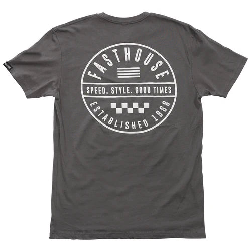 Load image into Gallery viewer, Fasthouse Statement Tee - Gunmetal - Men's
