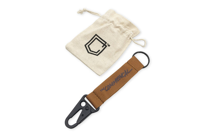 Commencal Carabiner Keychain - Brown