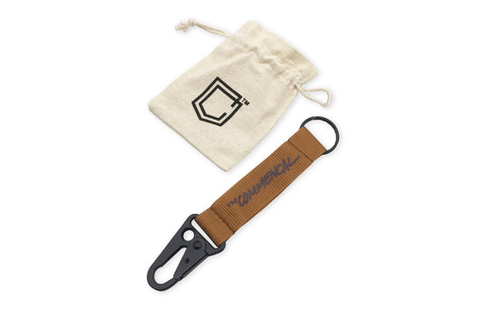 Commencal Carabiner Keychain - Brown