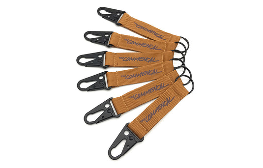 Commencal Carabiner Keychain - Brown