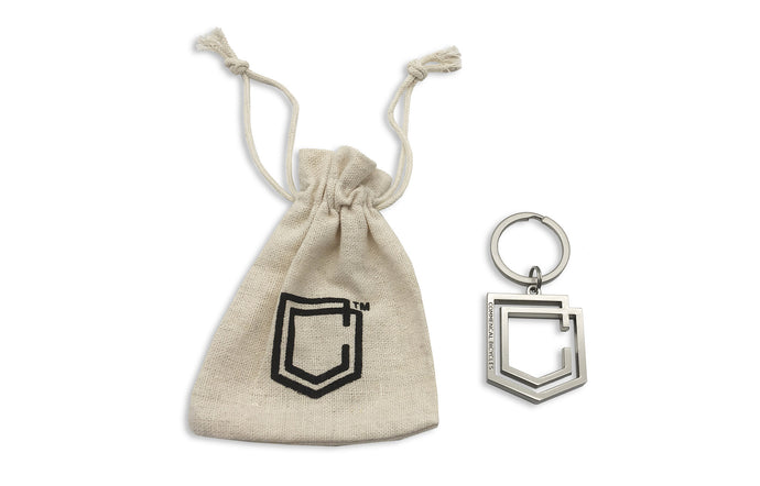 Commencal Shield Metal Keychain