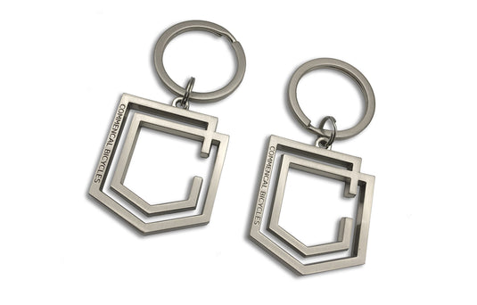 Commencal Shield Metal Keychain