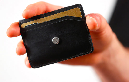 Commencal Leather Card Holder - Black