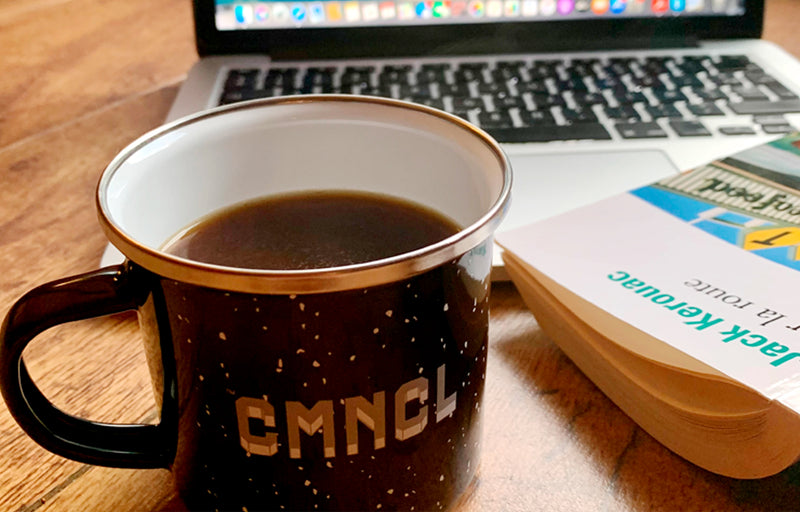 Load image into Gallery viewer, Commencal Enamel Camping Mug - Black
