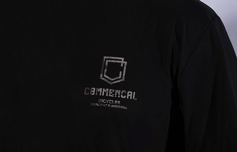 Load image into Gallery viewer, Commencal Kids Litech Basic Long Sleeve Jersey - Black

