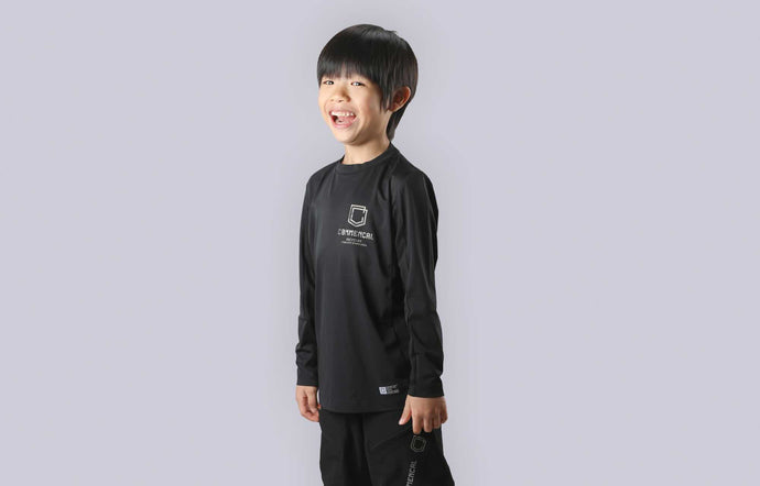 Commencal Kids Litech Basic Long Sleeve Jersey - Black