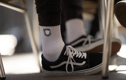 Commencal Cushion Shield Socks - White - Men's