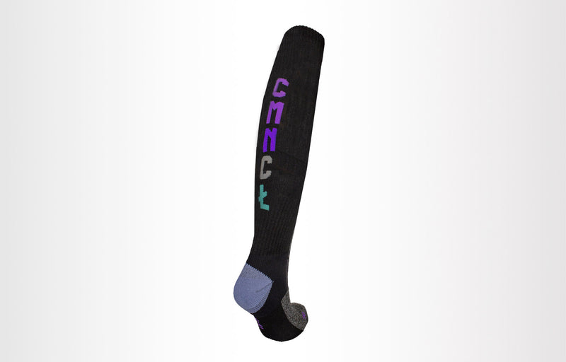 Load image into Gallery viewer, Commencal Retro Black Ski Socks

