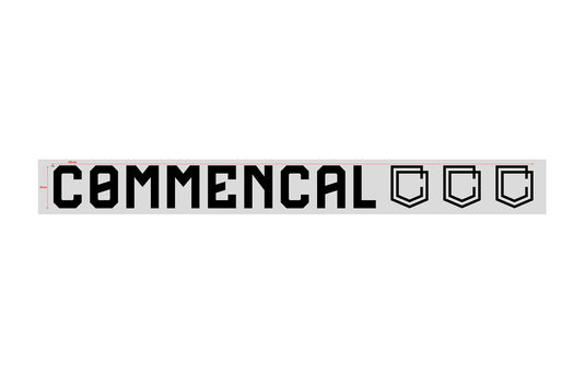 Commencal Window Sticker - Small Black