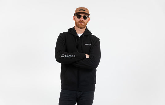 Commencal 4 Shields Zipper Hoodie - Black