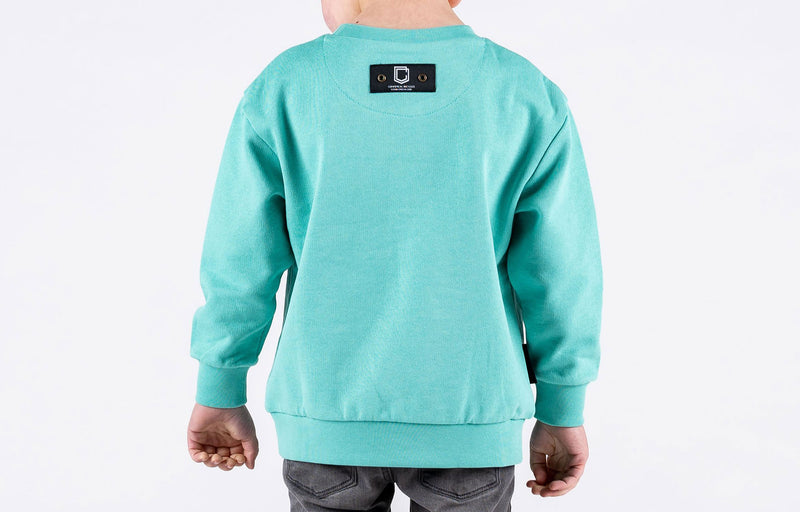 Load image into Gallery viewer, Commencal Kids Crewneck Sweatshirt - Light Mint
