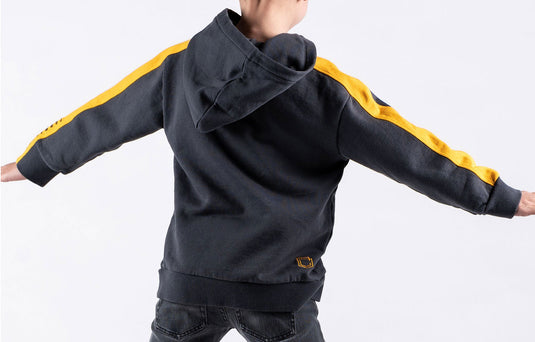 Commencal Kids Stripes Hoodie - Orange - Youth